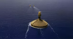 Installed Three Oil Storage Tanks at the Bottom of the Arabian Gulf
