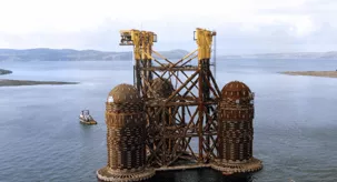 Largest Steel Offshore Platform Support
